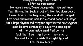 Eminem Lose Yourself Lyrics HD [upl. by Dahij470]