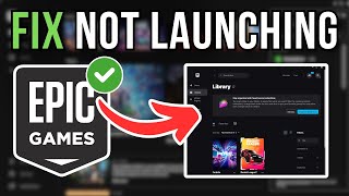 How To Fix Epic Games Launcher Not Opening 2024 [upl. by Hershel]