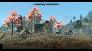 Tundra Homestead  Skyrim Anniversary Edition House Mod [upl. by Ariahay540]