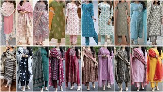 Summer Special Cotton Pant Palazzo Suit Design Ideas For Girls 2023 [upl. by Naols231]