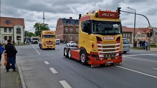 5 Mecklenburger LKW Treffen Malchin 2023 Ausfahrt Sicht Stavenhagen [upl. by Nievelt]