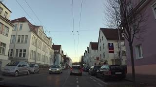 Driving through EsslingenMettingen Germany [upl. by Akimik]