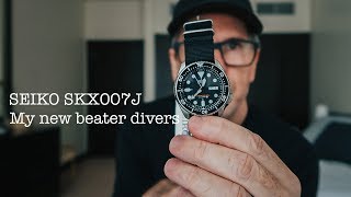 I BOUGHT A BEATER DIVERS Watch the SEIKO SKX007J1 [upl. by Nnylatsyrc]