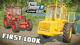 Farming Simulator 22 Platinum Edition  First Look Gameplay [upl. by Amand60]