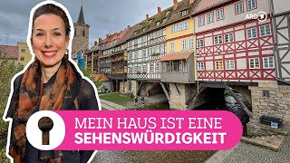 Krämerbrücke Erfurt Wie es sich in einem Wahrzeichen wohnt  ARD Room Tour [upl. by Kaplan]