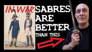 Why Broadswords amp Sabres are BETTER IN WAR than Spadroons amp Smallswords [upl. by Miran]