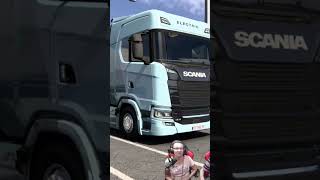 Nowa Scania S BEV Electric do Ets2 shorts [upl. by Atinor]