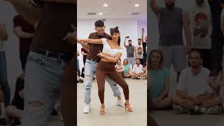 Dancing Bachata in Bucharest ❤️𝑫𝒂𝒏𝒊𝒆𝒍 𝒚 𝑻𝒐𝒎 ❌ Prince Royce 🎶 Champaña 🍾 bachatadance [upl. by Ahtis]