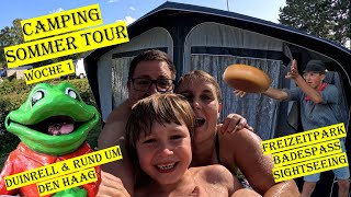 Camping Sommer Tour Woche 1  Duinrell und Region 4K  Niederlande 082023  VLOG 0371 [upl. by Laspisa]