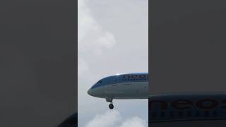 Italian Neos Airline Landing Maldives ✈️🇲🇻❤️ travel maledives shortvideo [upl. by Coryden]