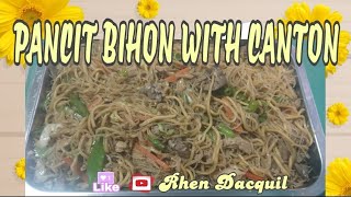 Pancit Bihon With Canton  Chicken And Veggies Pancit Recipe  For Occasion Preparation [upl. by Seugirdor183]