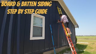 Step By Step Board amp Batten Diamond Kote Siding Installation  LP Smartside [upl. by Jaella175]