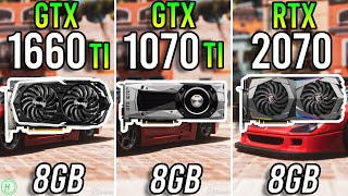 GTX 1660 Ti vs GTX 1070 Ti vs RTX 2070  Tested in 2024 [upl. by Auqenehs]