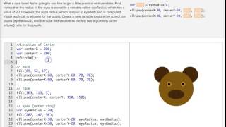 Khan Academy Coding Brown Bear Eyes Explained [upl. by Onilegna]