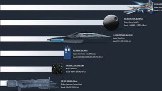 Top 15 Fastest Ever Spaceships In Fiction [upl. by Leinoto927]