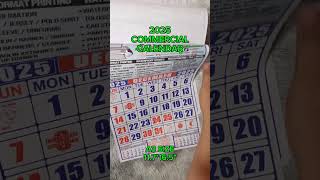 2025 A3 SIZE COMMERCIAL CALENDAR [upl. by Jarl]