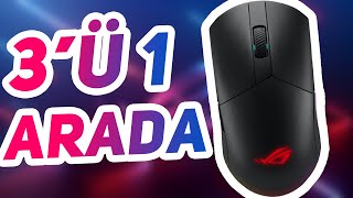 3ü 1 ARADA OYUNCU FARESİ Bluetooth Wireless Kablolu  ASUS ROG Pugio 2 İnceleme [upl. by Boardman]