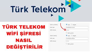 Türk Telekom Wifi Şifresi Değiştirme  GÜNCEL [upl. by Alin]