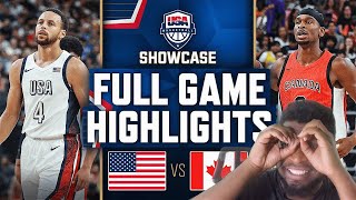 CANADA vs USA  USAB SHOWCASE  FULL GAME HIGHLIGHTS  July 10 2024 [upl. by Ellemac966]