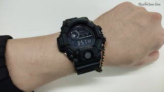 Casio GShock GW94001B Rangeman BlackOut SPEC [upl. by Anadal]