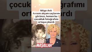 MÜGE ANLI ANNEM AKŞAM SAÇLARIMI GÖRÜNCE HEMEN BU FOTOĞRAFI ORTAYA ÇIKARDIÇOCUKLUK YILLARI HATIRASI [upl. by Riay]