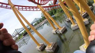 INCREDIBLE POV ROLLERCOASTERS La Ronde RollerCoasters Six Flags Montreal [upl. by Wynnie]