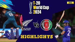 NZ Vs AFG Highlights Another Upset In T20 World Cup 2024 Afghanistan Beat New Zealand By 84 Runs [upl. by Janyte]