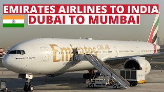 Emirates Airlines ✈️ to India  Dubai to Mumbai  B777300ER  Emirates Economy class  Trip report [upl. by Balfore860]