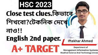 HSC 2023 Close Test With ClueEasy Technique English 1st and 2nd paperHSCSSC [upl. by Hanna424]