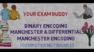 Binary Encoding Manchester Encoding Differential Manchester Encoding [upl. by Oinimreh]