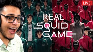 Real Life SQUID GAME with Subscribers Live🛑 [upl. by Ozzie506]