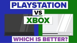 Sony Playstation vs Microsoft Xbox  Which Is Better  Video Game Console Comparison [upl. by Ellerad]