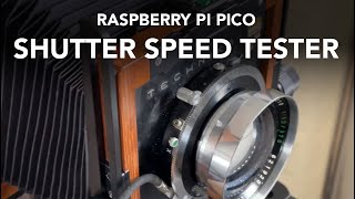 DIY shutter speed tester for Large Format lenses [upl. by Tnias]