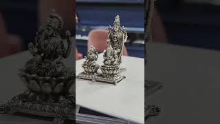 Divine Elegance Antic Venkateswara Lakshmi and Ganesh Idols in Pure Silver 925 trending [upl. by Noet341]