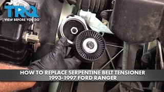 How to Replace Serpentine Belt Tensioner 19931997 Ford Ranger [upl. by Harvison898]