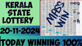 20112024 Kerala lottery guessing chart guessing winning tips strategy [upl. by Hulton13]