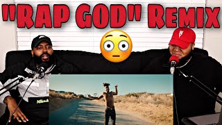 Dax  Eminem quotRap Godquot Remix One Take Video  REACTION [upl. by Allyson]