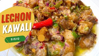 Sisig Lechon Kawali Liempo Pork Belly   Filipino Cuisine  Cooking Philippines [upl. by Alphonsine]