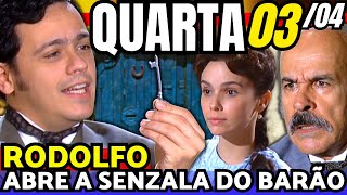 Sinha Moça Capitulo Completo QUARTA 0304 Resumo sinhá moça 0304 quarta [upl. by Tecla]