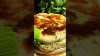 Perfectly Fluffy Feta amp Spinach Stuffed Flatbreads flatbread [upl. by Adekam]