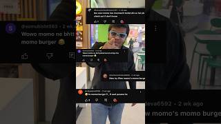 Wow momos burger Vs momo Mia burger 😱 shortsfeed ytshorts viralvideo shortsfeed shorts [upl. by Anilet69]