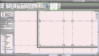 Autodesk Revit Architecture Placing Columns [upl. by Montagu]