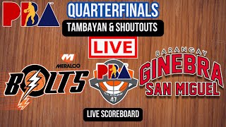 Live Meralco Bolts Vs Barangay Ginebra San Miguel  Quarterfinals  Play by Play  Live Scoreboard [upl. by Cohlette861]