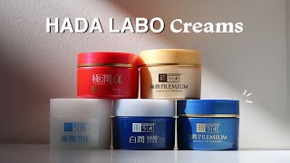 GUIDE TO HADA LABO CREAMS ❤️ Choose the best one for you [upl. by Thomajan925]