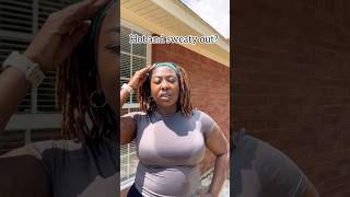 How to take care of your locs when it’s hot out ☀️🥵 shorts locs locjourney naturalhair [upl. by Dyl585]