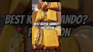 Best Katsu Sandos katsusando foodie foodblogger fullerton foodreview [upl. by Carri]