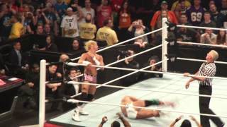 Dolph Ziggler cashes in Money in the Bank live footage from crowd [upl. by Zelig439]