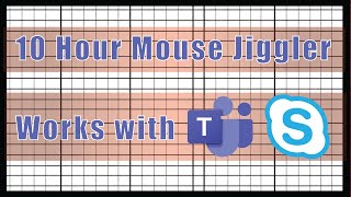 Mouse Jiggler 10 Hours  Keep your Computer Awake [upl. by Dorin539]