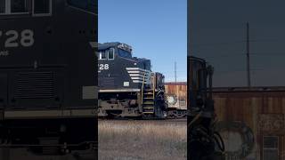 NS rebuild passes a SOO caboose [upl. by Nyrrat996]