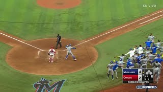 🔥 HOME RUN Jacob Rhinesmith  Navegantes del Magallanes 42 Criollos de Caguas  Choque de Gigantes [upl. by Bland]